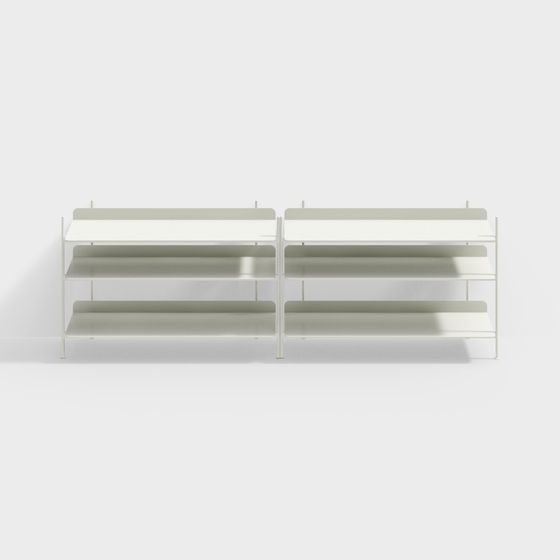 Urban Shelf 3D model - Modern Minimalist Design