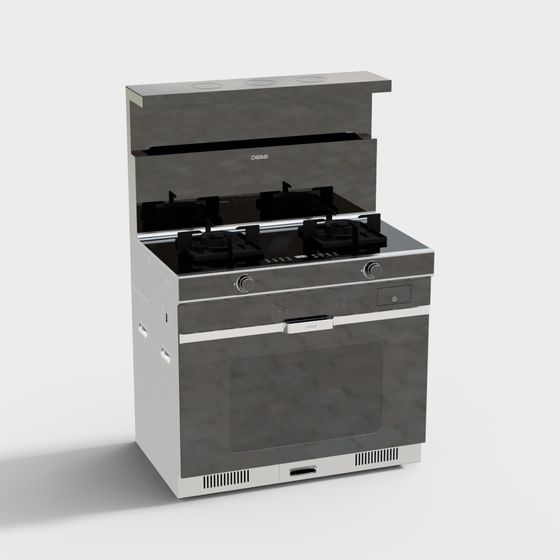Modern Kitchen Stove 3D model for Creative Projects