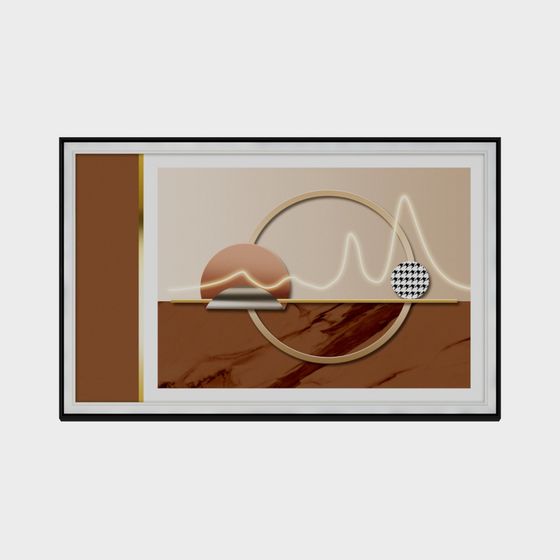 Abstract Geometric Art 3D model