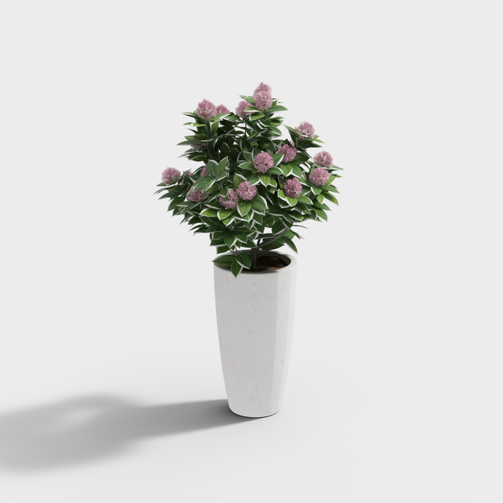 Floral Harmony 3D Model – Minimalist Floral Arrangement