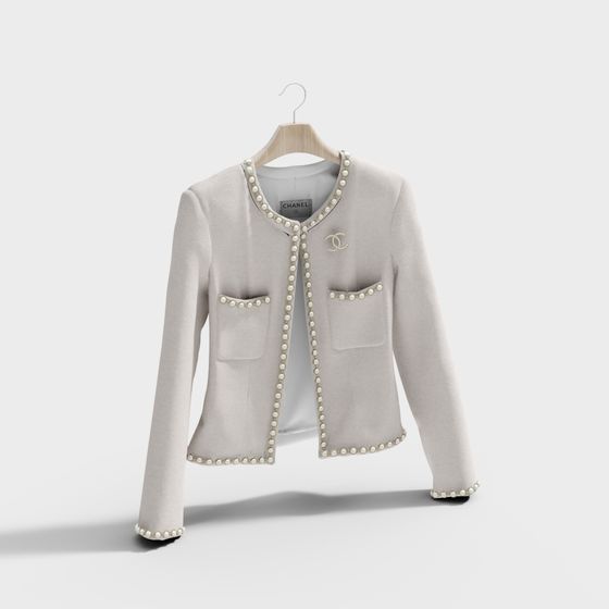 Elegant Chanel Jacket 3D model