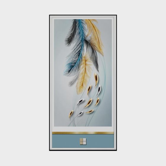 Dance of Feathers 3D model