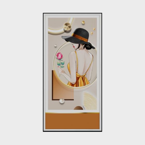 Pittura Decorativa d'Ingresso - JY-015