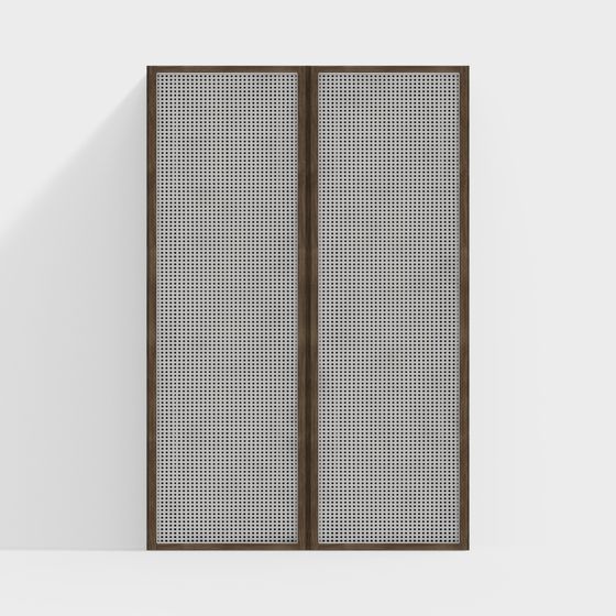 Perforated Door 3D model