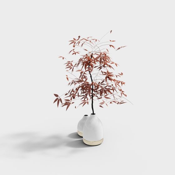 Autumn Bamboo 3D model