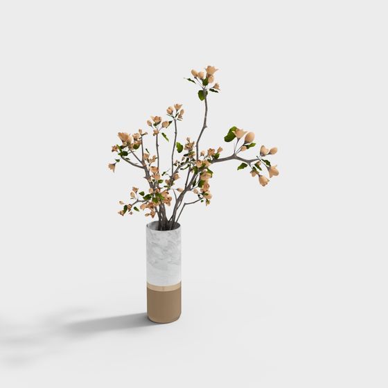 Stylish Low-Poly Vase 3D model for Creative Projects