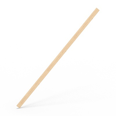 White Wooden Square Strips 3D Model