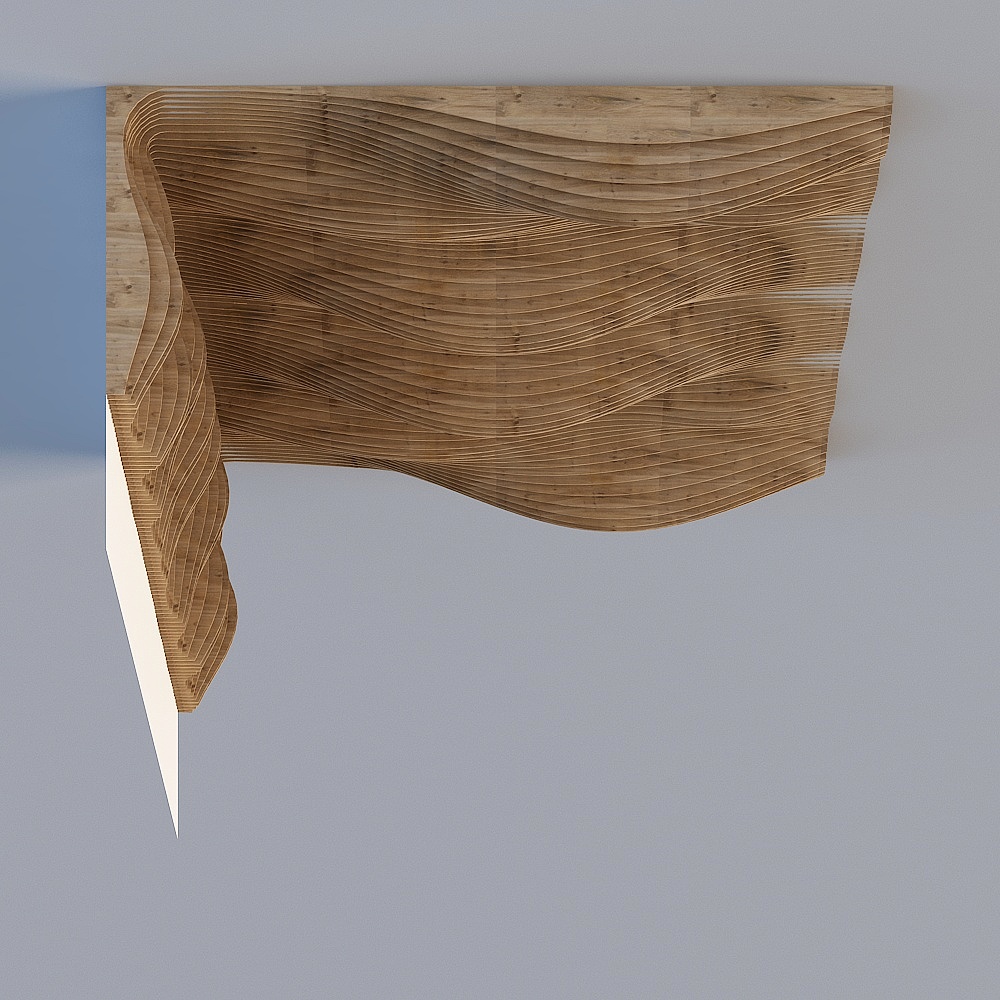 tường+gợn sóng