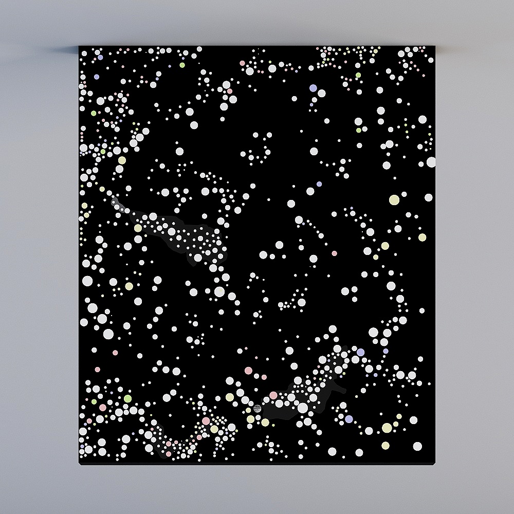 Starry River Walk 3D model