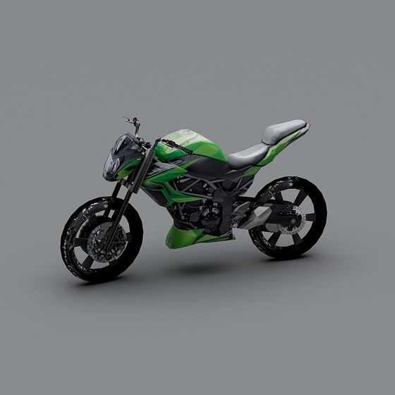 Futuristic SpeedRider Motorcycle 3D model