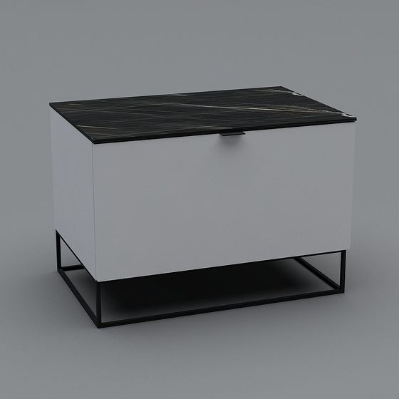 Urban Corner Side Table 3D model for Modern Designs