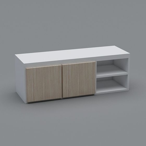 Urban Living Room TV Cabinet 3D model
