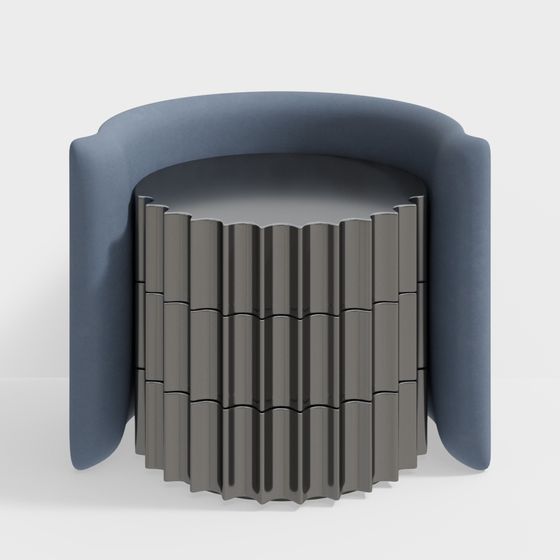 Geometric Style 3D Model Chair