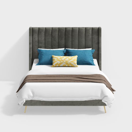 Urban Comfort Bed 3D model