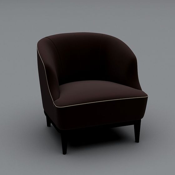 Stylish Retro Modern 3D Sofa Model