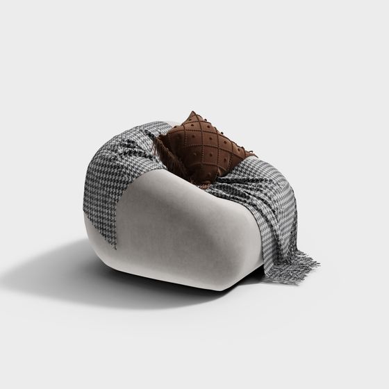 Lazy Sofa 3D Model for Relaxation