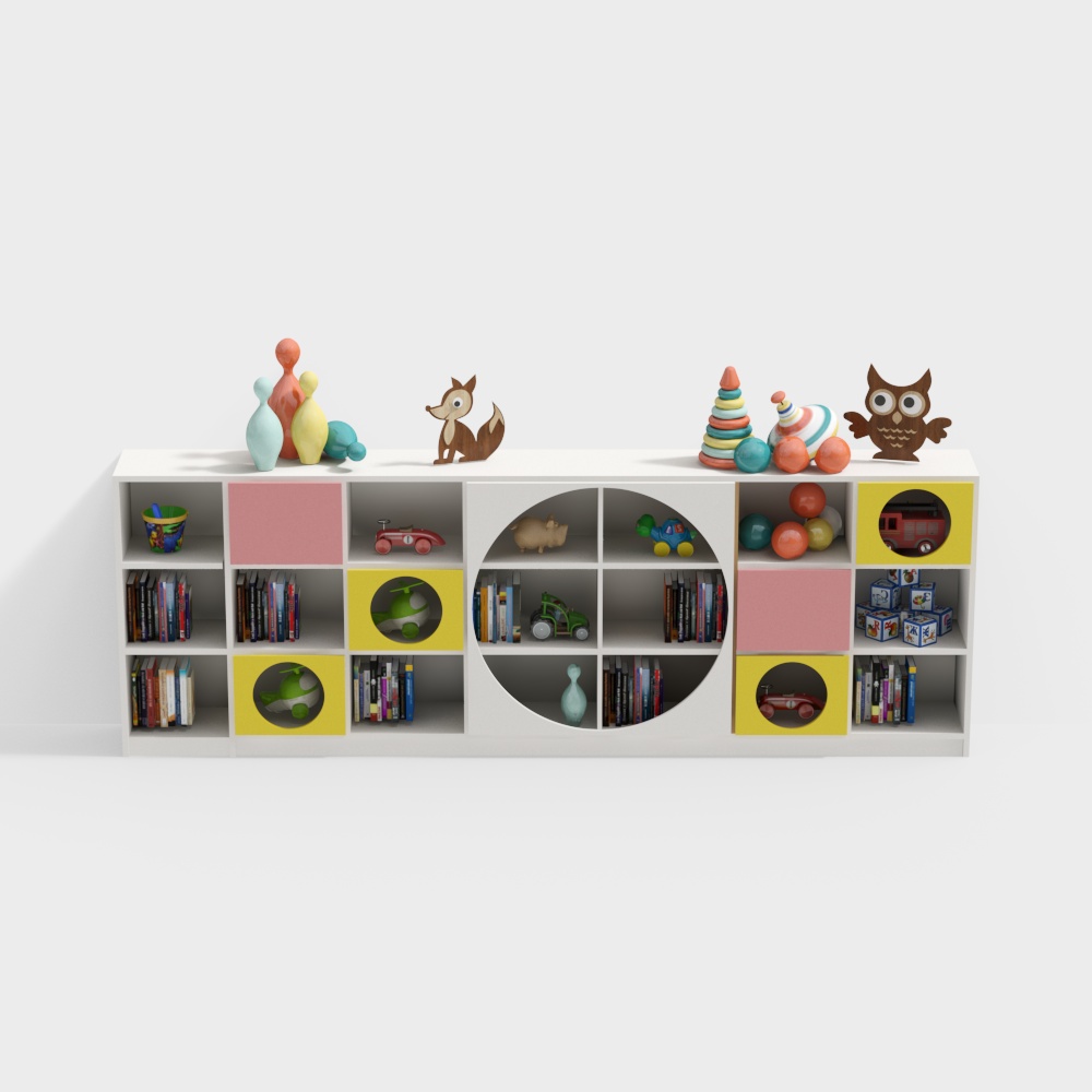 Kindergarten partition cabinet