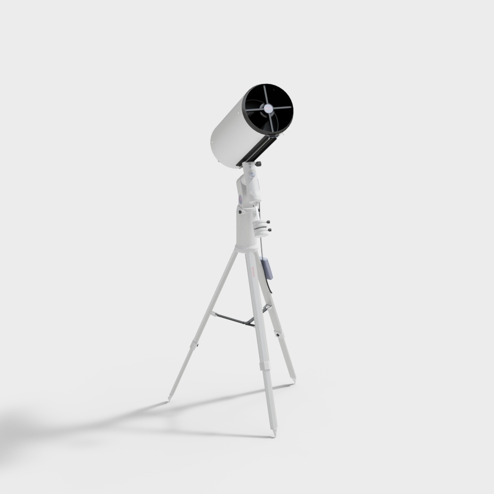 High-Detail Astronomical Telescope 3D Model