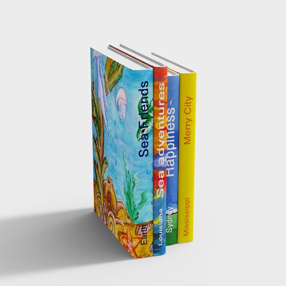 Whimsical Storybook Collection 3D model