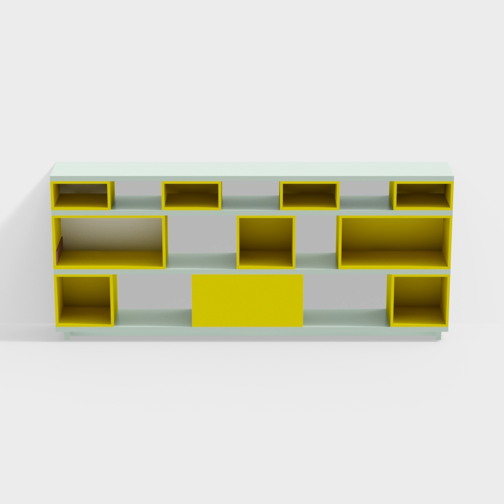 Kindergarten partition cabinet