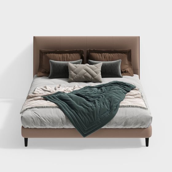 เตียง Tuscan นัมเบสีชมพูเข้ม KJN22CXM142-1.8