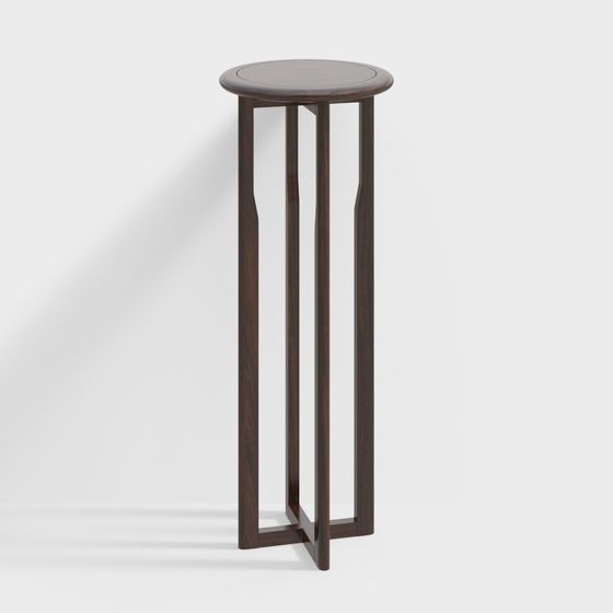 Stylish Urban Corner Side Table 3D model