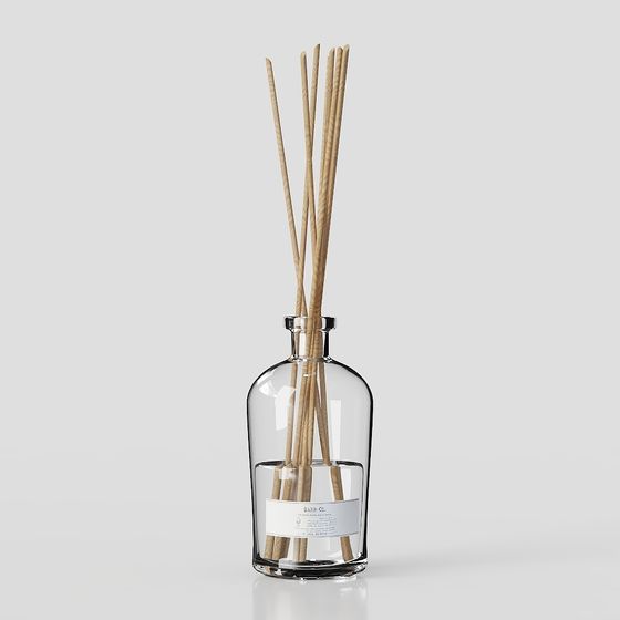 Elegant Aromatherapy Bottle 3D model