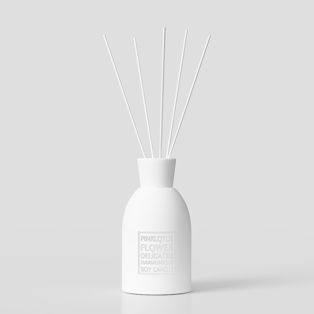 Elegant Low-Poly Aroma Bottle 3D model