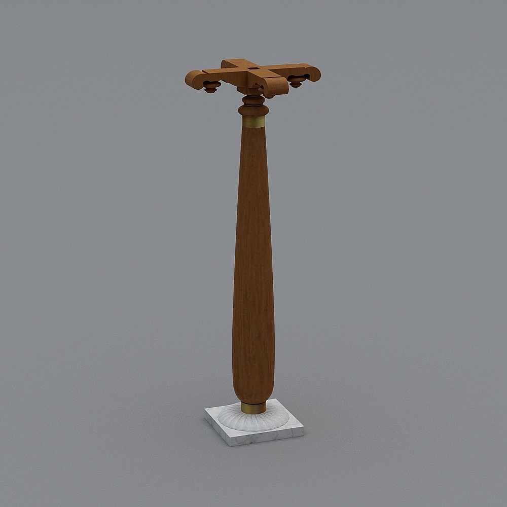 Elegant Column 3D model for Classical Design