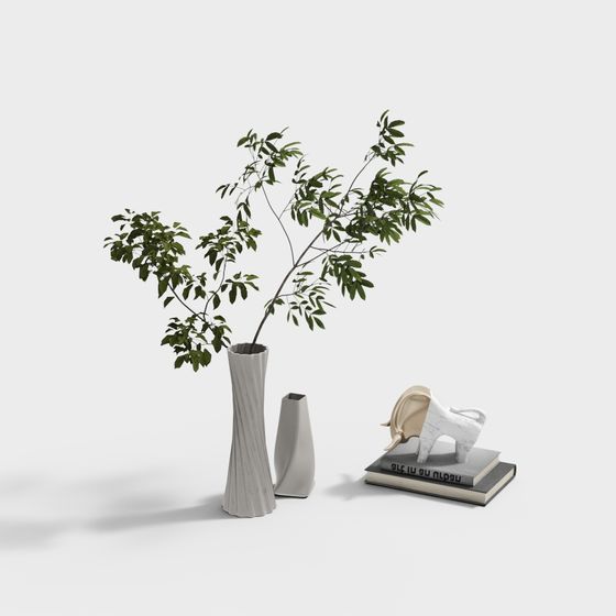 Urban Greenery 3D Model for Modern Design