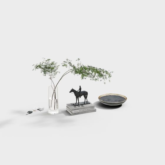 Urban Corner Low-Poly 3D Model