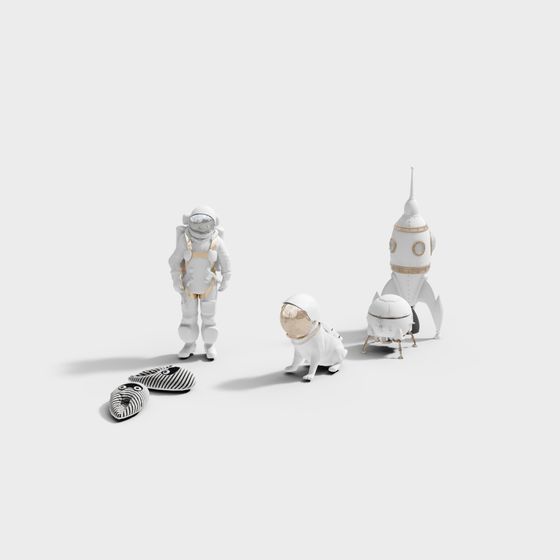 Space Explorer Set 3D model