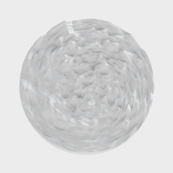 Low Polygon Crystal Ball 3D Model