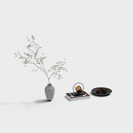 Modern Minimalist Vase Decoration 3D model