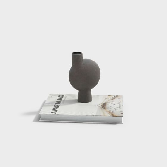 Sphere Balance Low Poly Art Sculpture 3D model