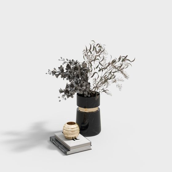 Stylish Urban Vase 3D model