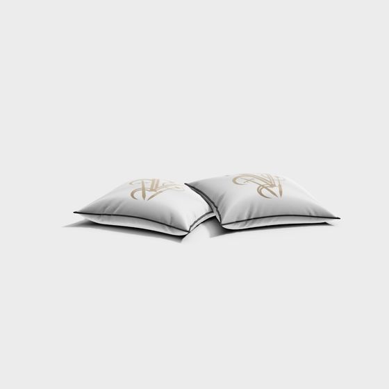Elegant Pillowcase 3D Model for Modern Interiors