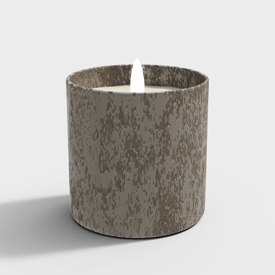 Warm Aromatic Candle 3D model