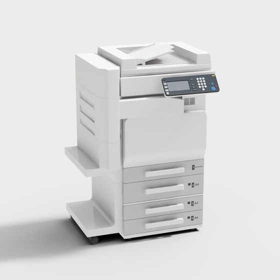 Modern Multifunctional Copier 3D Model