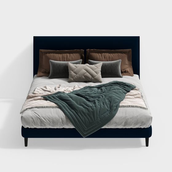 Giường Sunny Tuscan Namib KJN22CXM142-1.8 xanh đậm