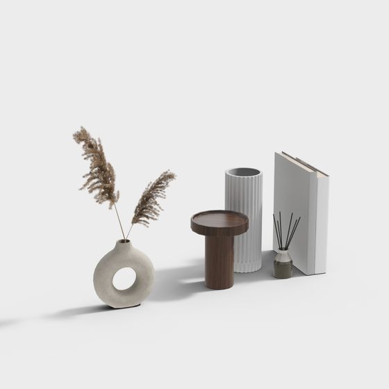 Urban Corner 3D Model - Modern Minimalist Aesthetic