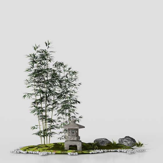 Bamboo Grove Pavilion 3D model