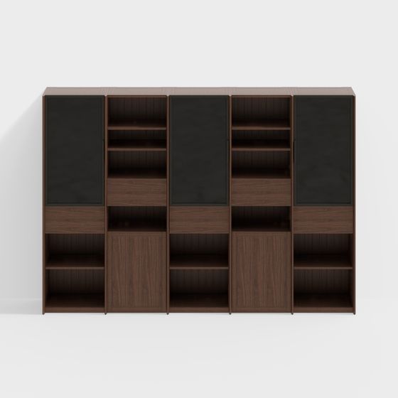 Modern Minimalist Bookshelf 3D model