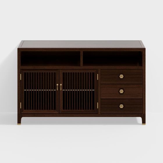 Elegance Storage Console 3D model
