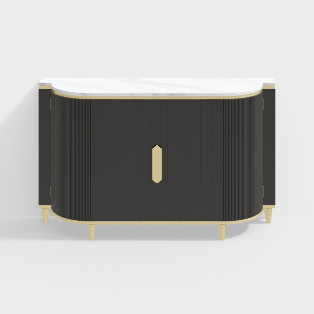 Light luxury sideboard