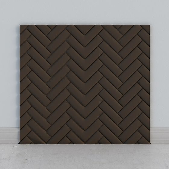 Herringbone Wall Panel 3D model for Creative Projects