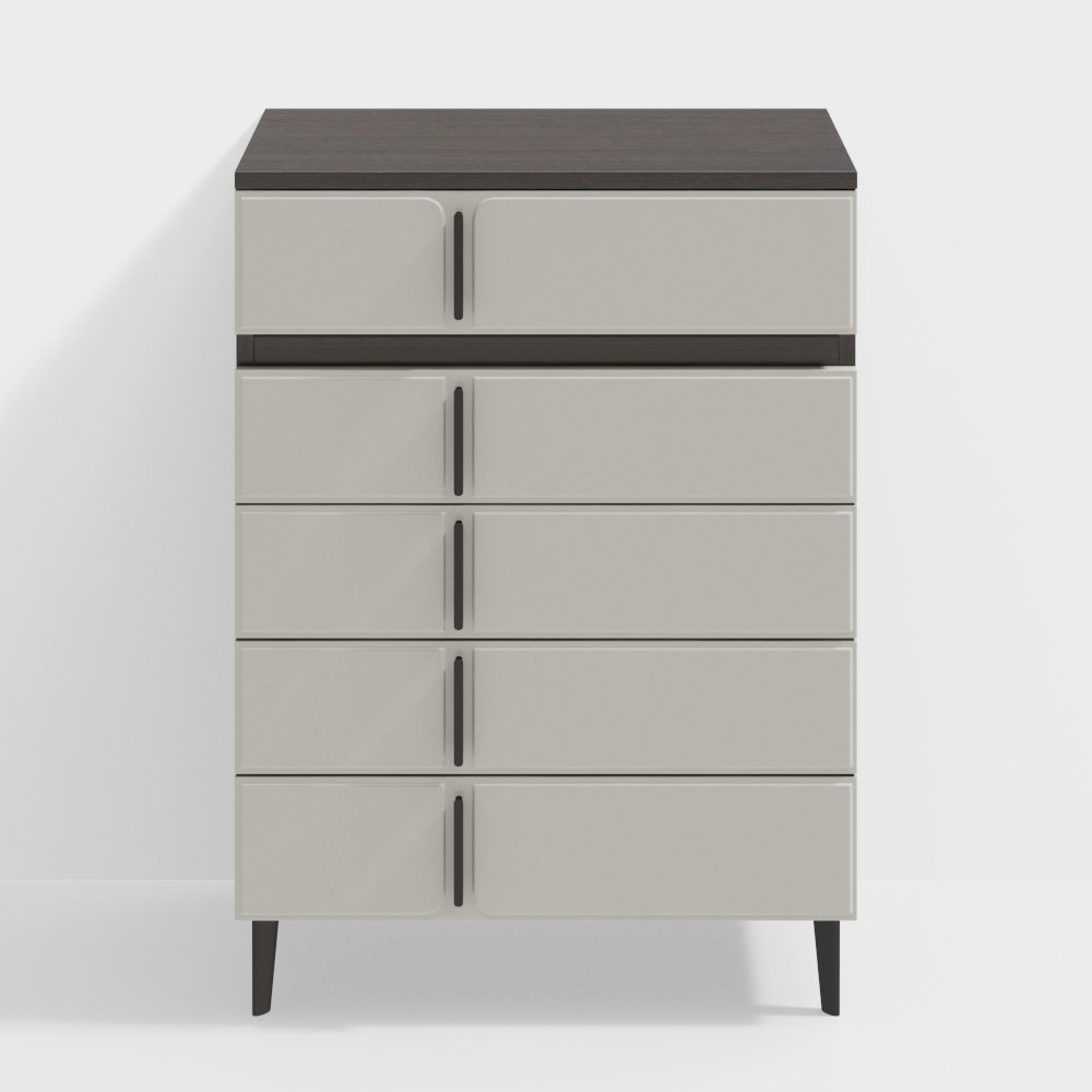 Mid-Century Modern Dresser 3D model
