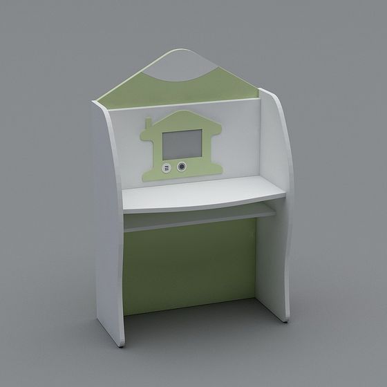 Whimsical Desk 3D model for Creative Projects