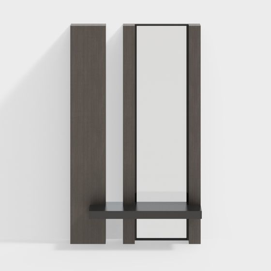 Modern Partition 3D Model - Right Side Design