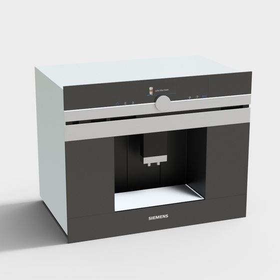 Low Poly Siemens Coffee Machine 3D Model